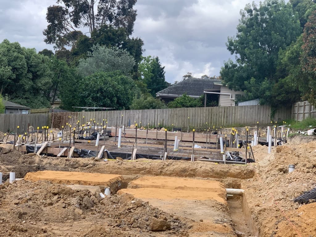 Site preparation for home construction