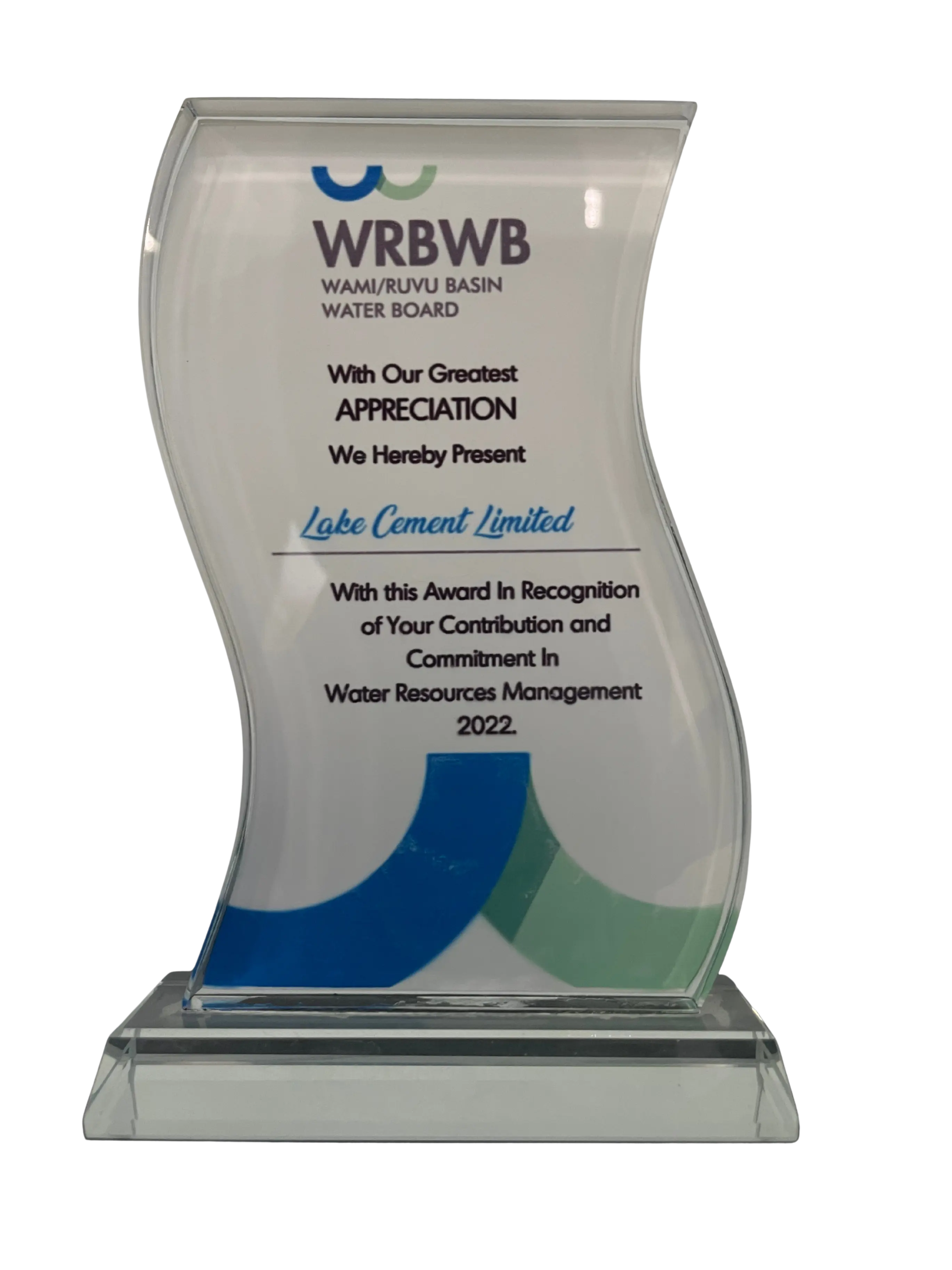 Water Resources Management Recognition