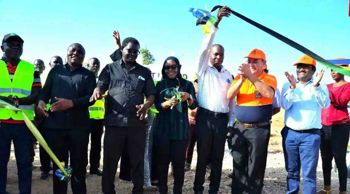 Nyati Cement Hands Over Kigamboni Bus Terminal
